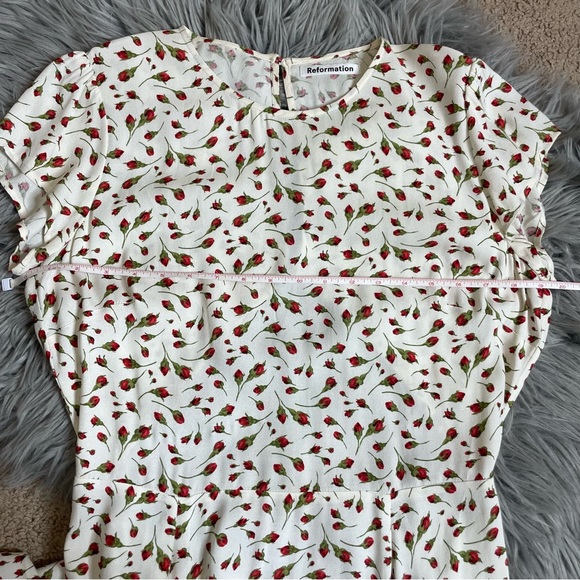 Reformation mini rose print dress - Picture 11 of 15